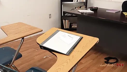 Busty MILF Teacher Christie Stevens Gives Her Student Extra Credit After Class