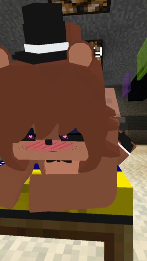 Minecraft Fapcraft: Fazclaire's Nightclub Edition Fucking Frennie, Freddy, in the ass and pussy | Clip 1