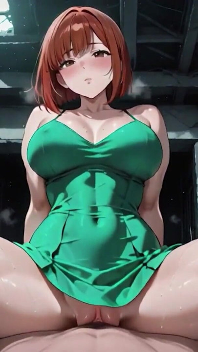 Zrzka Anime Girl tvrdě šuká ve zničené továrně - kape mrdka po celém jejím velkém zadku | Klip 1