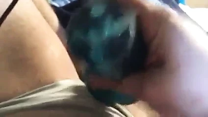 külot giyerken Fleshlight okşayarak