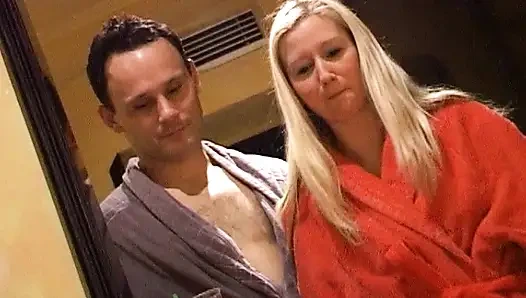 Ich werde dich direkt hier auf dem flur ficken!