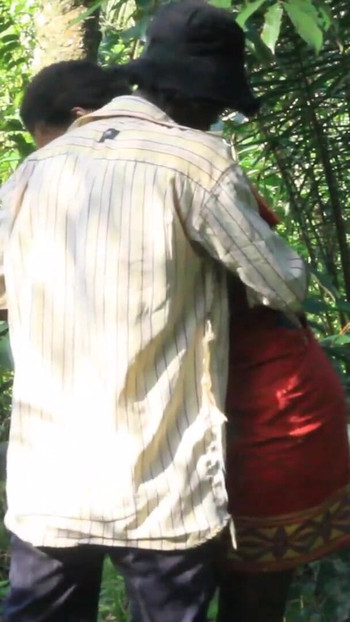 Captivating moment from "I TOOK MY AFRICAN BLACK SEXY FRIEND TO THE FARM TO FUCK THAT JUICY PUSSY"