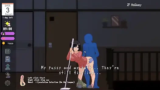 Permainan hentai - adegan seks hardcore cewek semok dengan pantat bahenol di musim dingin