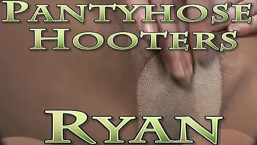 Ryan için külotlu çoraplı hooters