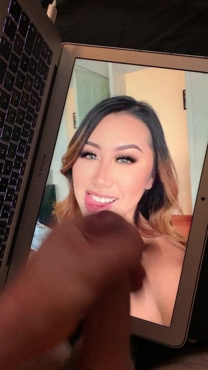 Requested cum tribute on asian cumslut