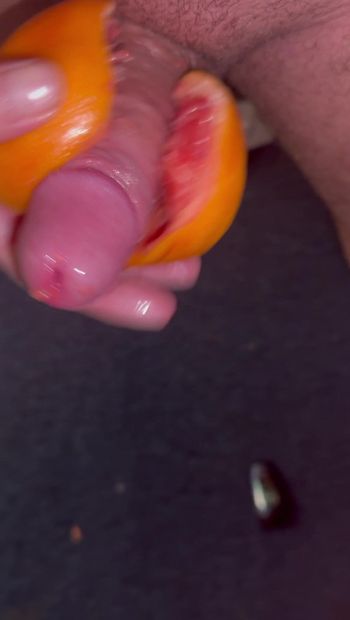 Grapefruit masturbation