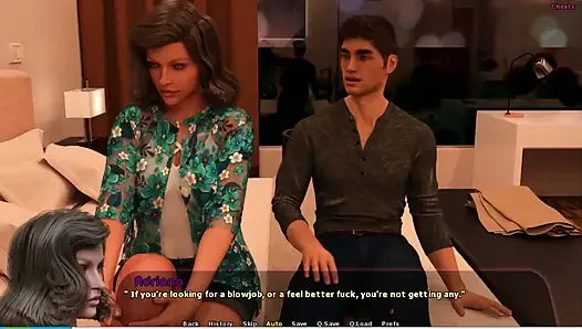 Haley Story #12 - Haley gave Johannes a blowjob. Hayley, Mr Andrew and Johannes went out and Johannes fucked Hayley hard