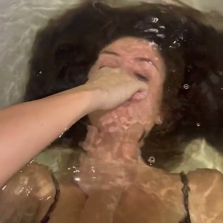 Sinking Beauty: Held Underwater, Begging for Air