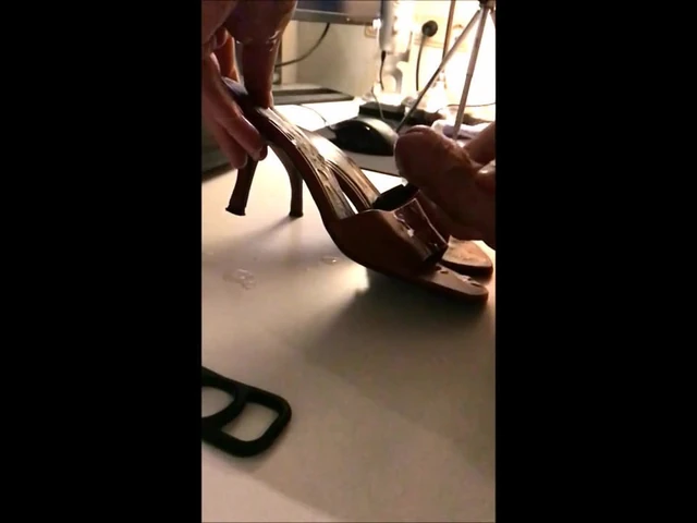 Red Mules Fuck with Cumshot Shoejob (ultra slomo)