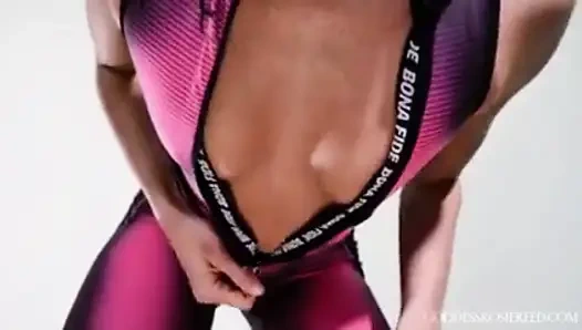 Zipper Bitch menggoda sambil menggoda