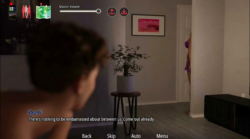 Spred besöker sin gamla barnflicka mogna Amanda