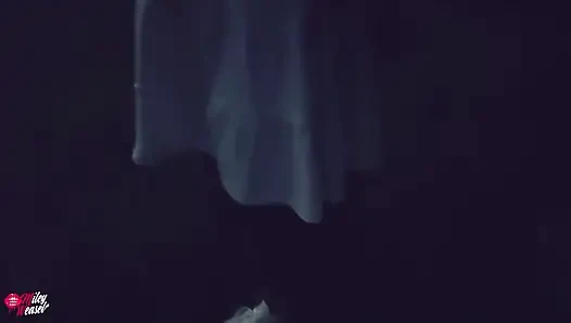Horny Blonde Slut Gets Her Ass Fucked in the Thunderstorm!!