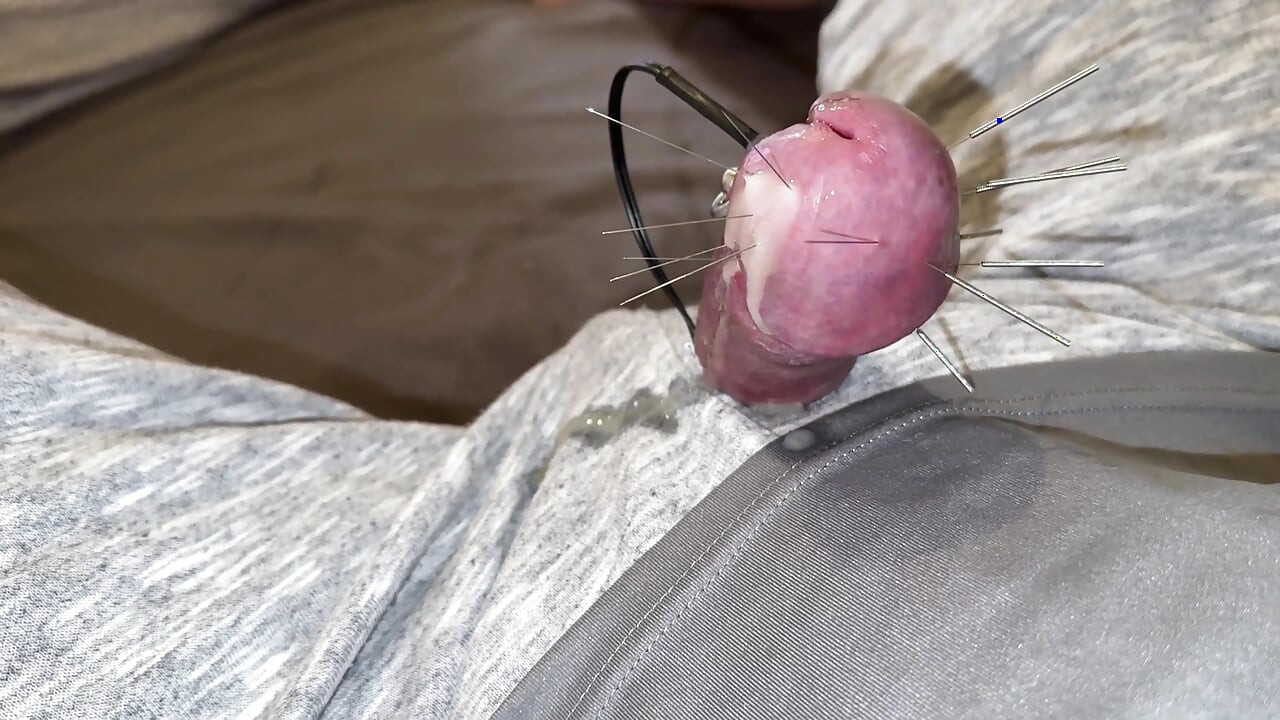 Seven long needles and an orgasm!