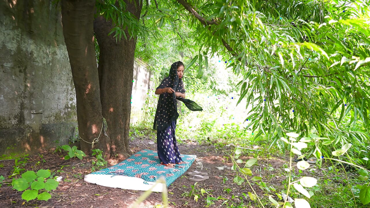 Raghu called his village girlfriend to the forest, made her suck his cock, and then fucked her hard.
