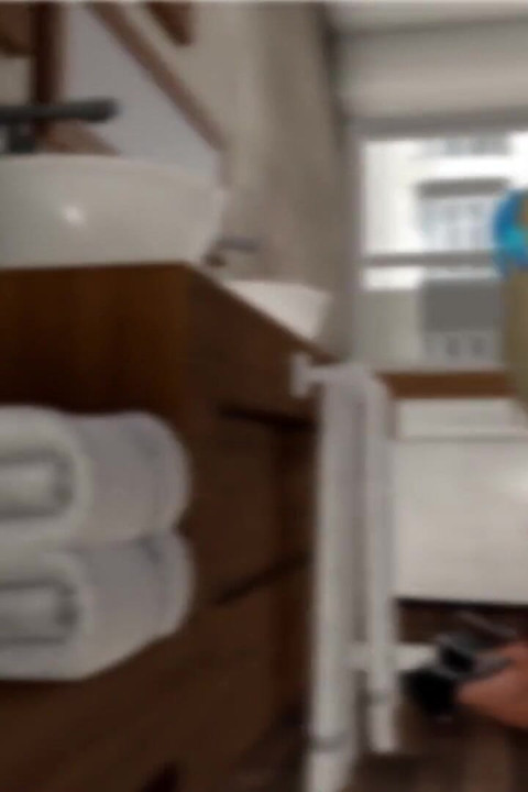 Titty Fuck in the Restroom