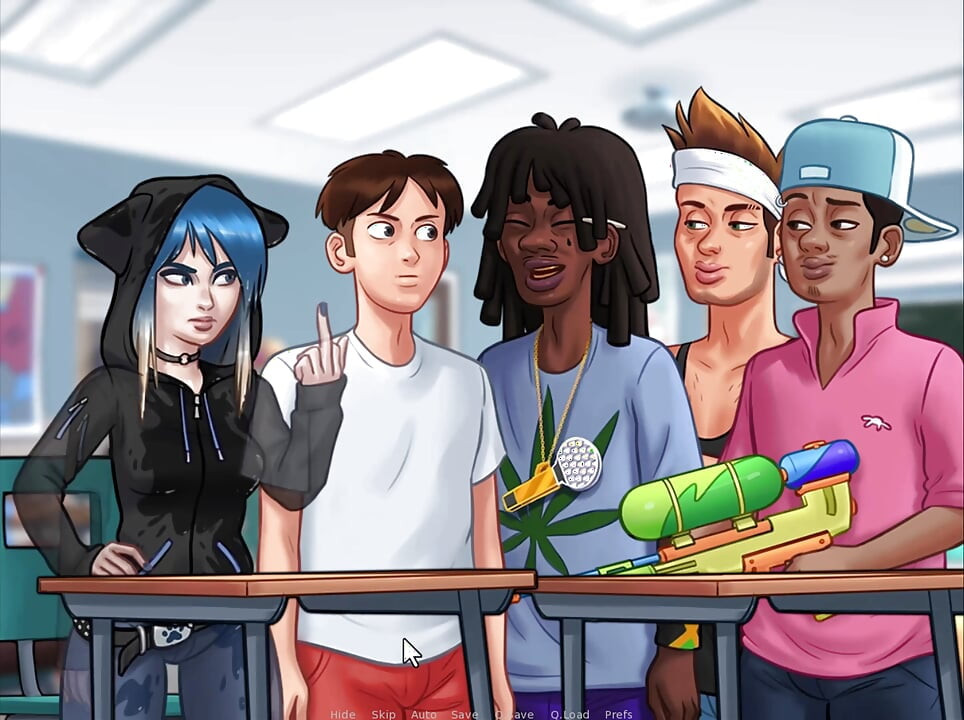 Summertime Saga: I've seen Grace's boobs and Eve's hot body