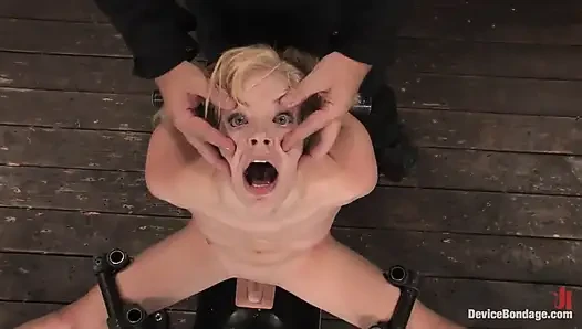 Ally Ann 19 Year Old, Zippered, and Made to Cum Until Her Brain Melts!
