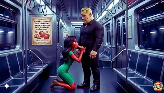 Geheime u-bahn-romantik - AI hentai ASmr