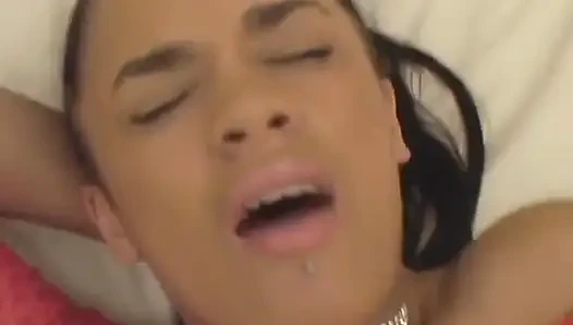 Seksi zenci genç kız için büyük zenci yarağı