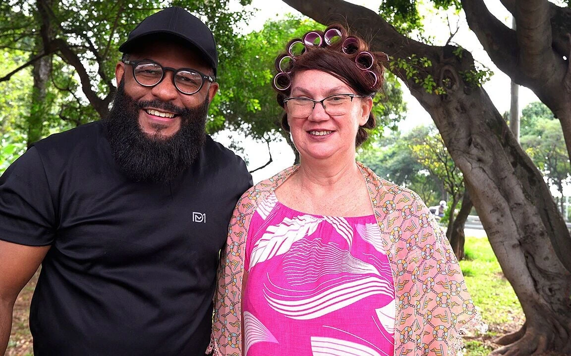 BBW Mature Gets Her Ass Stretched During a Bus Ride