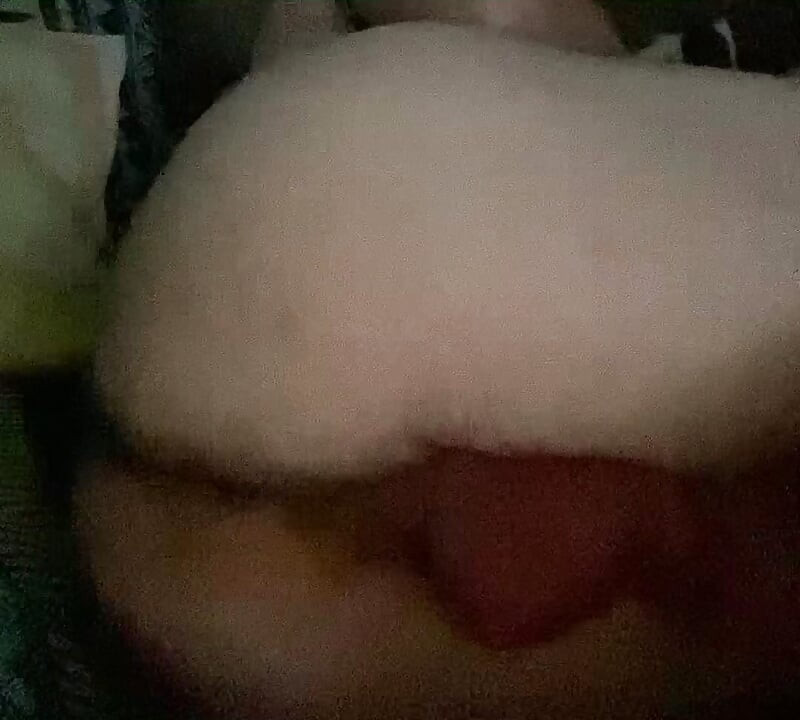 White ass femboy BBC creampie