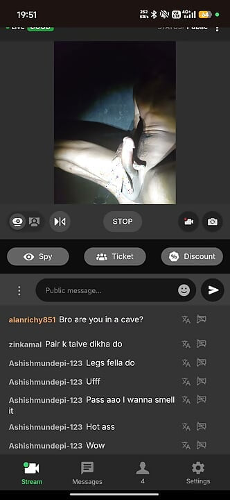 Live stream in Stripchat