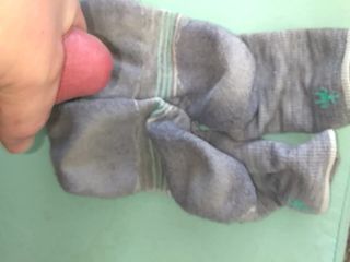 Cum on Her Wool Socks