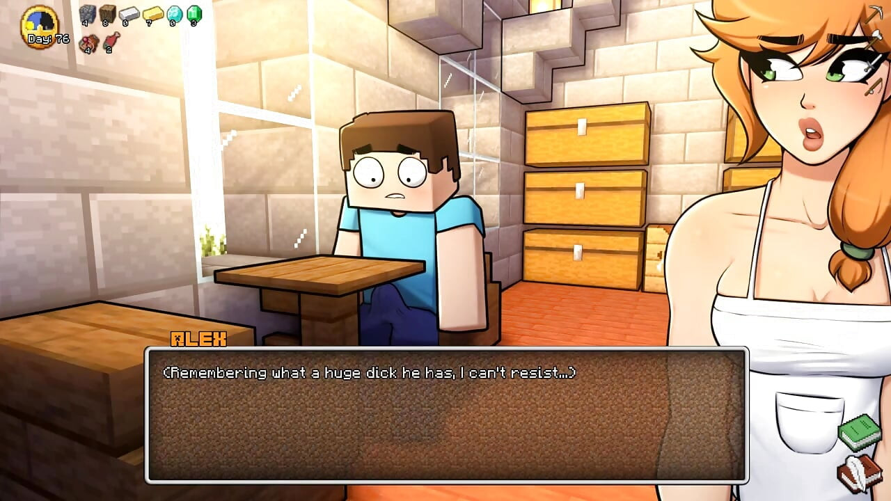 Minecraft Horny Craft - Part 34 Fucked Alex so Good! by Loveskysanhenta
