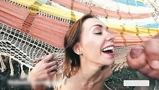 ASS TO MOUTH IN A HAMMOCK IN A CLEARING IN THE FOREST