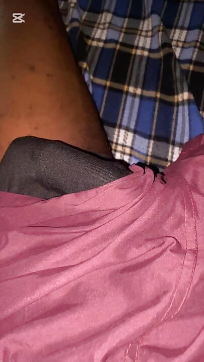 Stroking bbc after hitting the gym