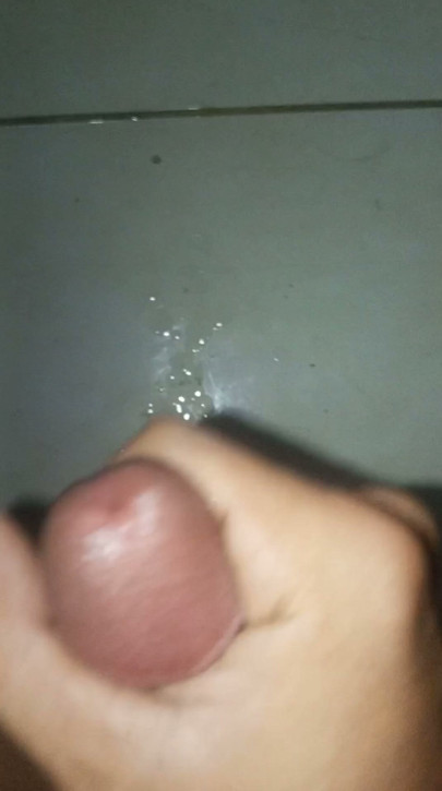 Long penis expels sperm