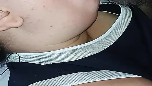 DAMN, BUBBLING AND FUCKING CUCKOLD'S COCK WITH HIS BLOWJOB