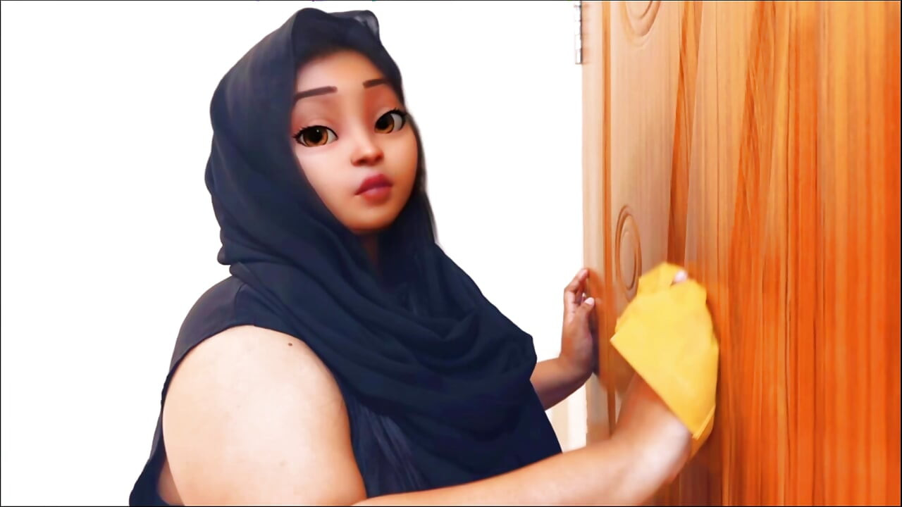 Punjabi Beautiful BBW Sexy Maid While Cleaning House, Owner Gives Rough Fuck Inside Her Big Ass