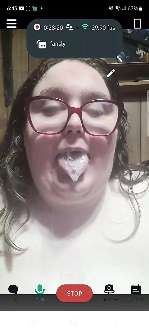 getting VERY sloppy. dildo sucking on fansly live