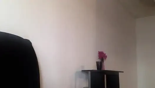 Cute Ebony Gives Neighbor a BLOW JOB for his Birthday
