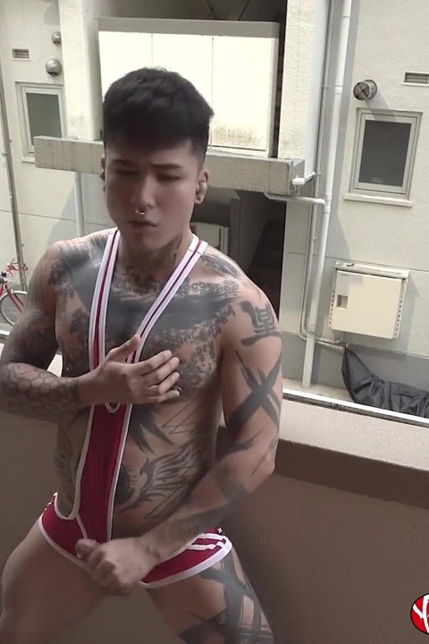 Yoshikawasakixxx - Yoshi Kawasaki Jerks off His Dick in Balcony