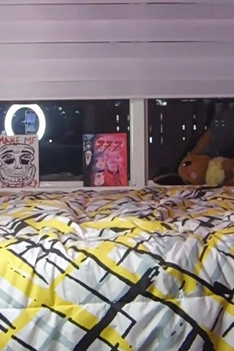 Femboy Spending Night Alone