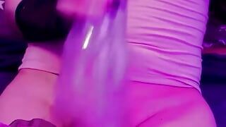 Fer Sissy Big Cock Flashlight Cum