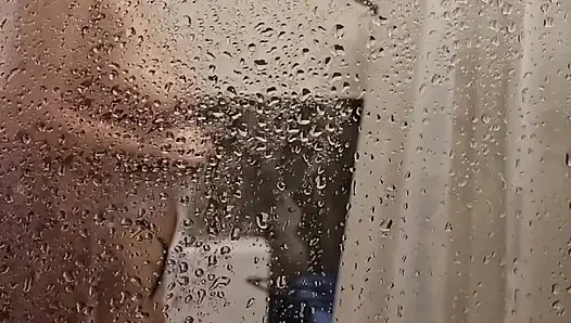 Check out this steamy shower scene with hot naked Simon