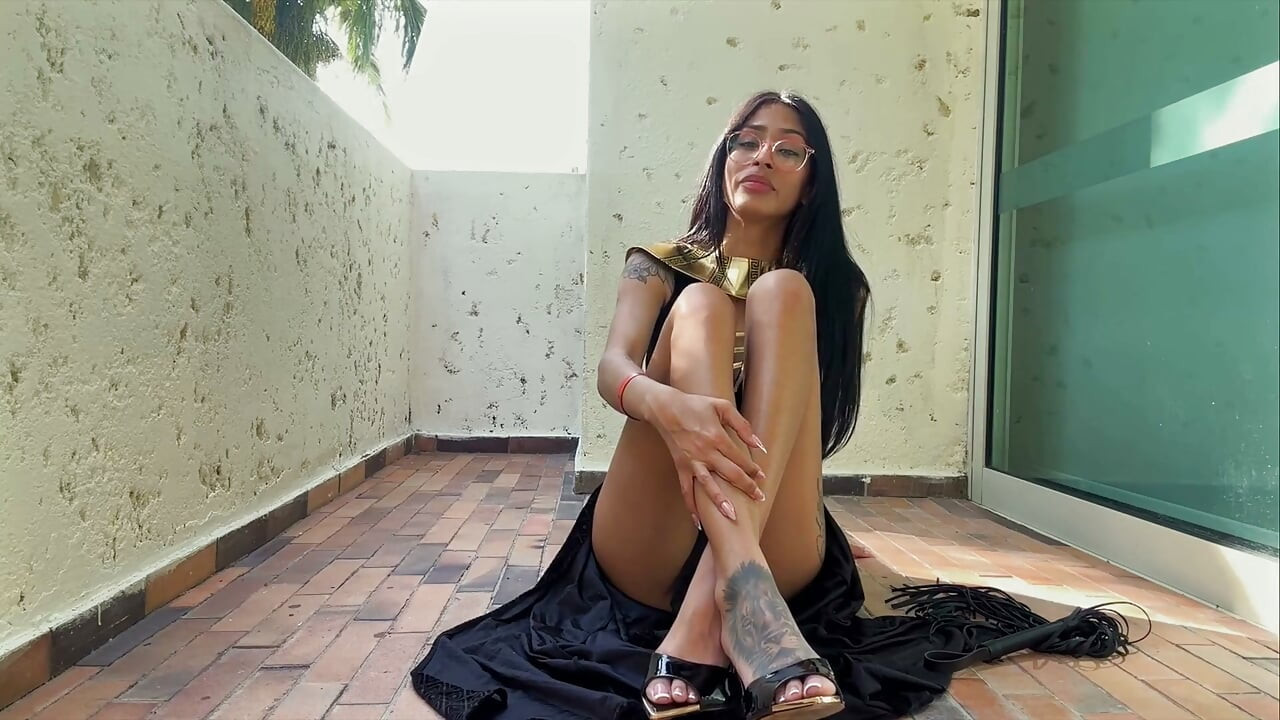 Giselle Amore's Ancient Egyptian Bondage Fantasy - POV Divine Restraint Awaits!