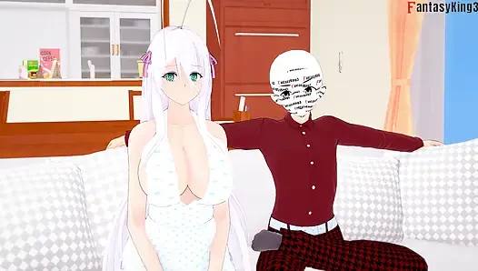 Hot teacher Rossweisse invites me to her house to fuck - HS DXD NTR Madness 13
