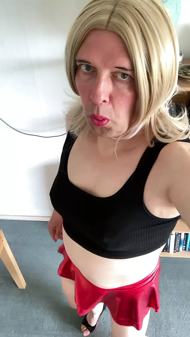 Walking on heels indoors