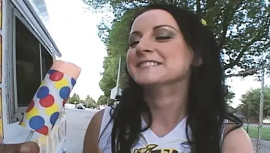 Sexy Ice Cream Scene-1_sexy Teen Brunette Gets Fucked and Facial in the Ice Cream Truck