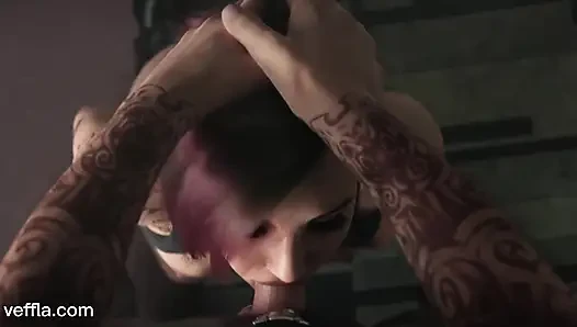 Judy alvarez cyberpunk hentai 2077 - gigitan cinta: memek merah muda dientot habis-habisan