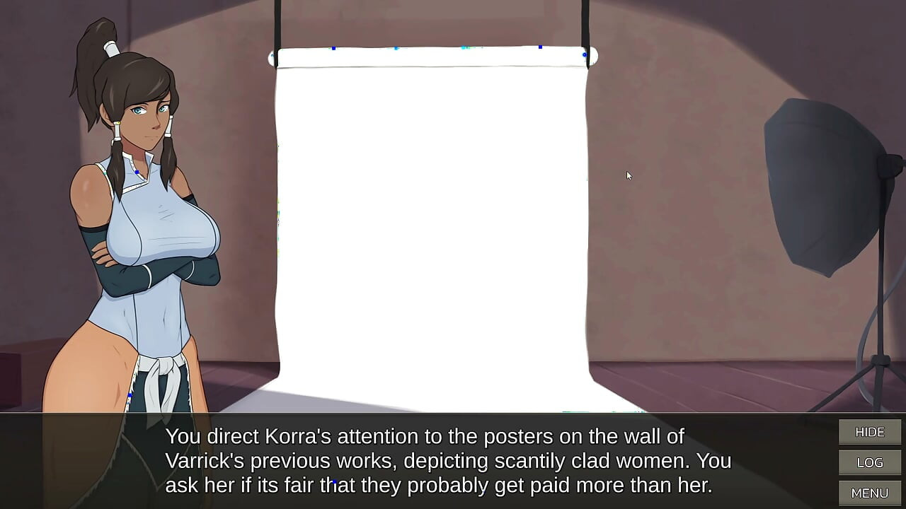 Korra's new Model job - Cummy Bender part 1