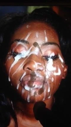 ALL OVER HER FUCKING FACE