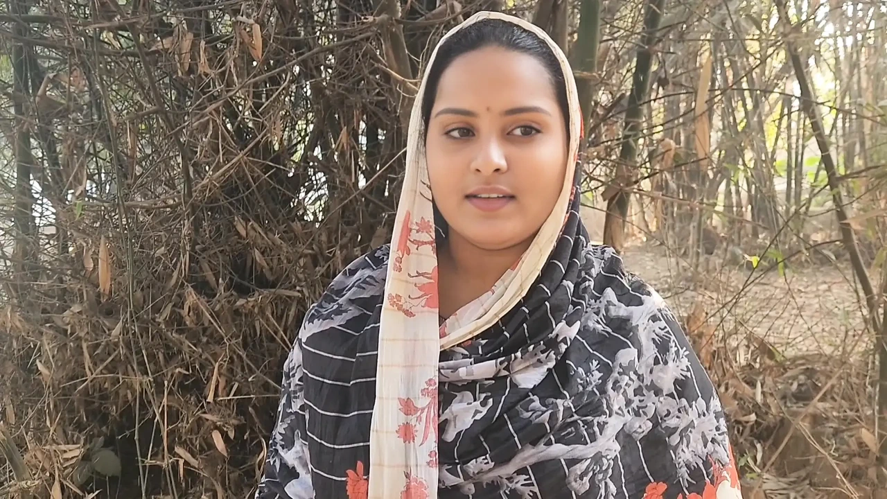 I brought her from outside to the room and fucked her.