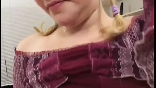 Blonde teen sucking dicks and getting fucked in orgy at doctor's office