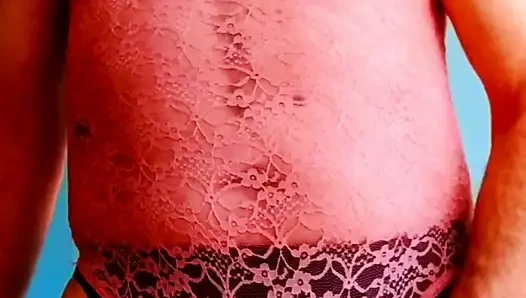 Pembe ağır çekimde güzel