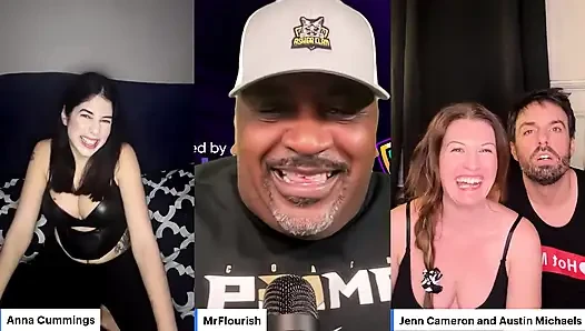 Mrflourish Podcast the Morning After with Guest Adult Star Anna Cummings